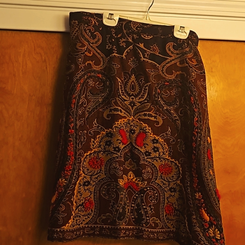 Soft Surroundings wool skirt